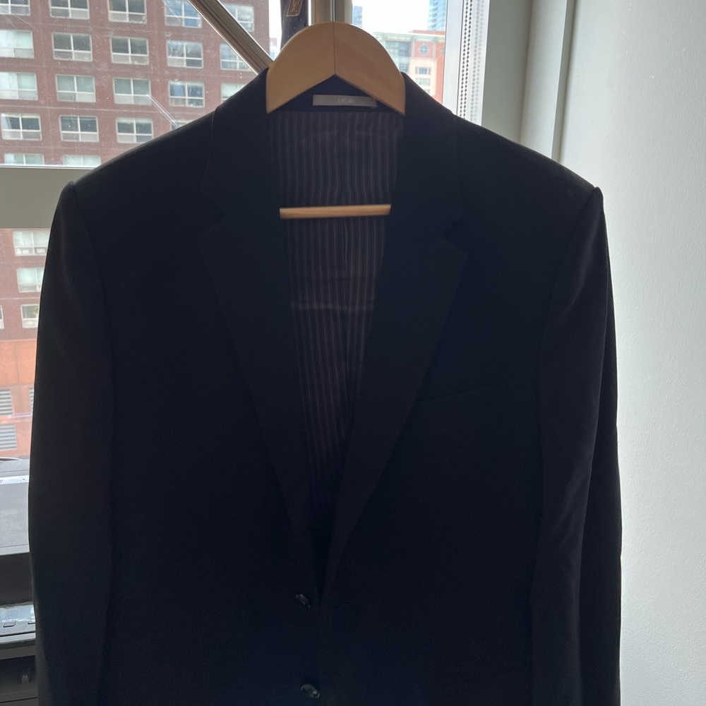 Dior men black blazer virgin wool